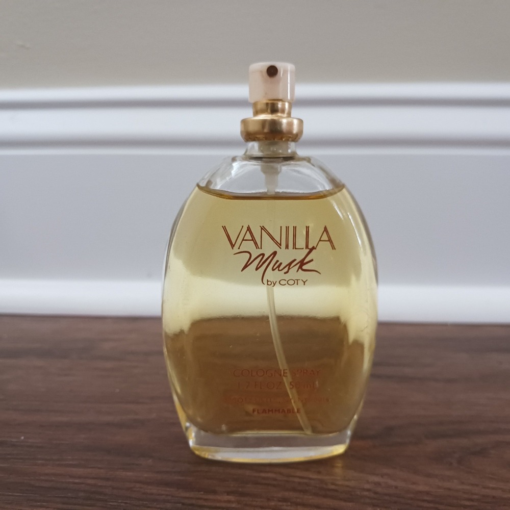 Vanilla Musk by Coty Cologne Spray 1.7 fl oz 50 ml Women Fragrance Classic Scent